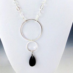 Crystal and Sterling Silver Necklace